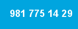 981 775 14 29 981 775 14 29